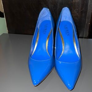 Lauren Ralph Lauren Blue Heels!!!